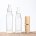 Loción de vidrio Skincare Square Glass Frascos y botellas